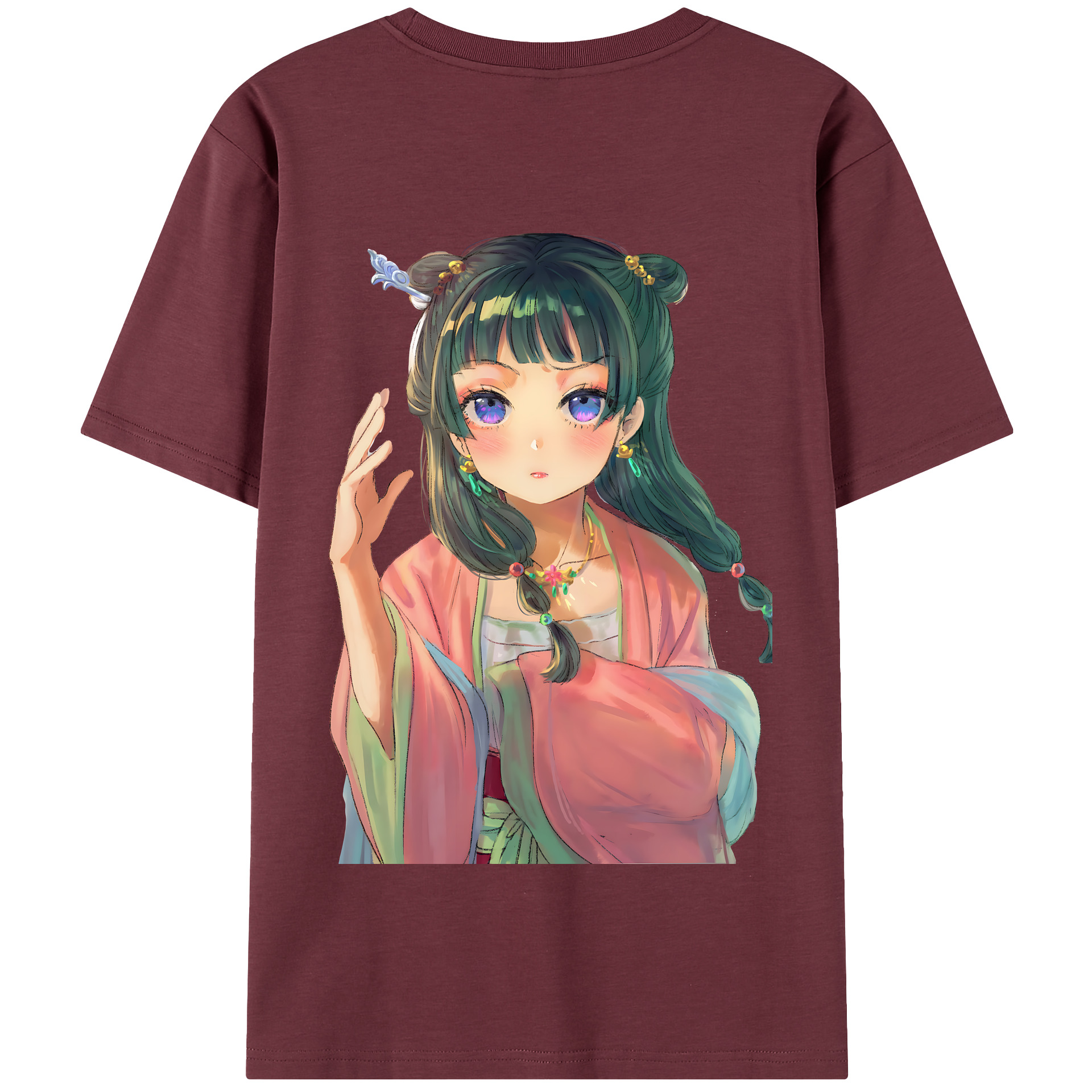 （画像用） 薬屋のひとりごと The Apothecary Diaries 綿100％半袖Tシャツ（背面プリント）